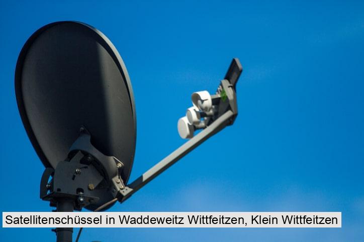 Satellitenschüssel in Waddeweitz Wittfeitzen, Klein Wittfeitzen